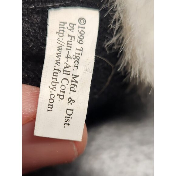 Tiger Electronics Mini Furby Plush Keychain With Clip - Tested - Works - Picture 8 of 9